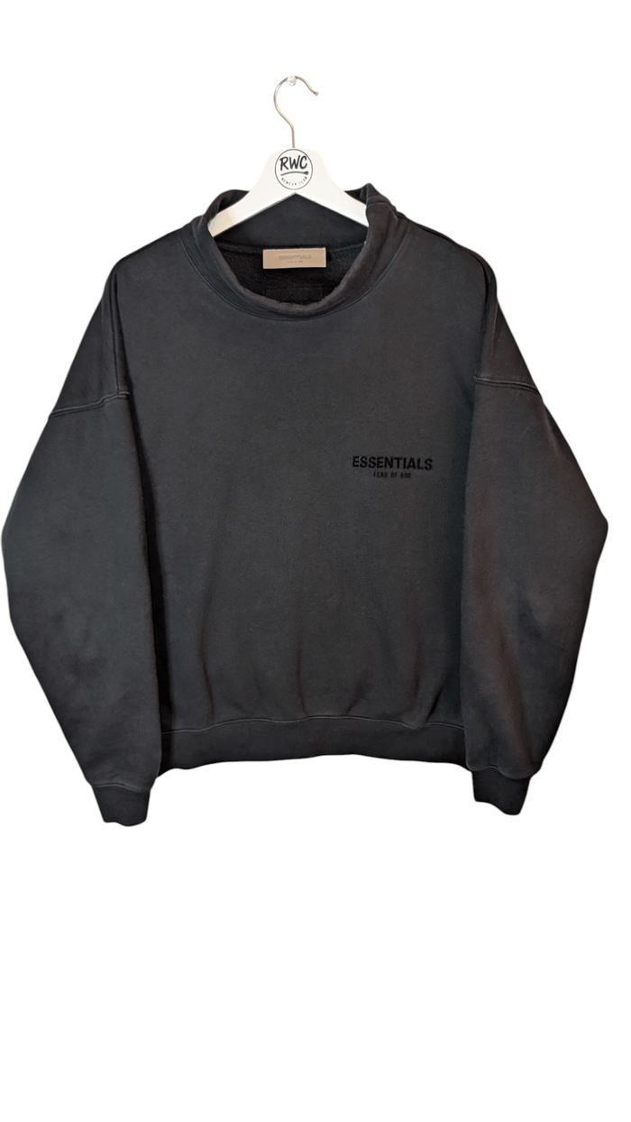 Essentials Fear of God Men's Authentic High Neck Jumper Black Size Small