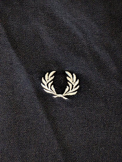 Fred Perry Black Full Zip Jacket - Mens M - REWEAR CLUB