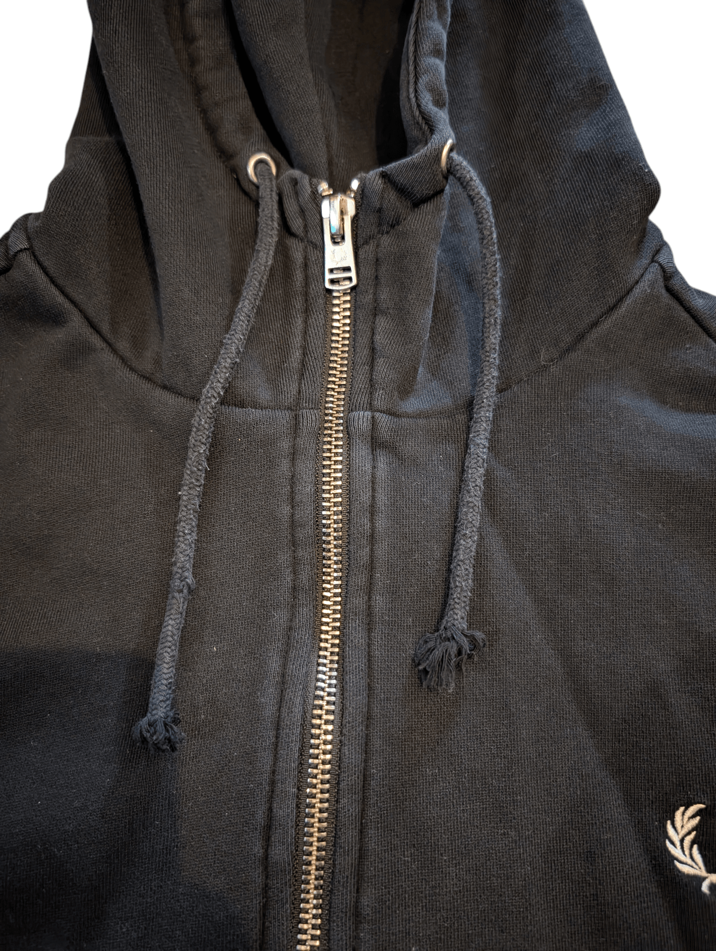 Fred Perry Black Full Zip Jacket - Mens M - REWEAR CLUB