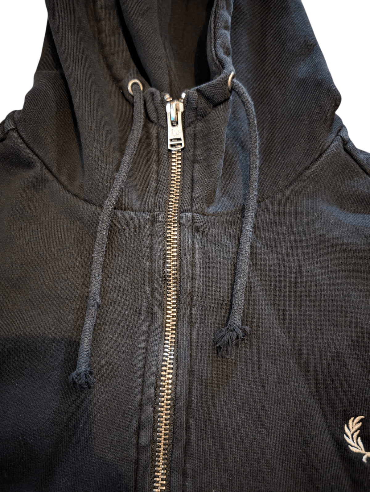 Fred Perry Black Full Zip Jacket - Mens M - REWEAR CLUB
