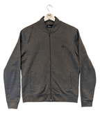 Fred Perry Bomber Track Jacket Grey - REWEAR CLUB