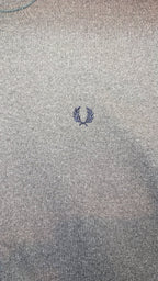 Fred Perry Bomber Track Jacket Grey - REWEAR CLUB