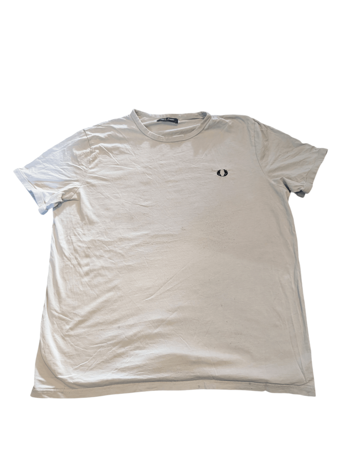 Fred Perry Cream T-Shirt - Mens XL - REWEAR CLUB