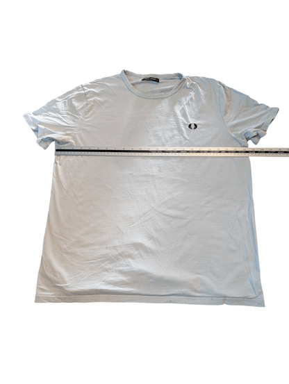Fred Perry Cream T-Shirt - Mens XL - REWEAR CLUB