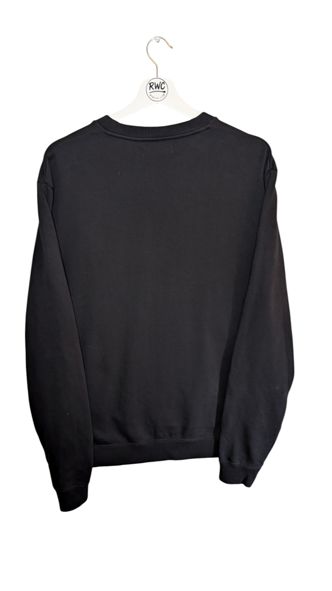 Fred Perry Embroidered Sweatshirt Black - REWEAR CLUB