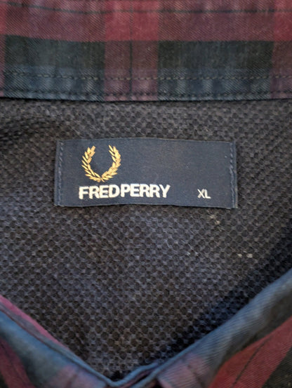 Fred Perry Multicolour Shirt - Mens XL - REWEAR CLUB