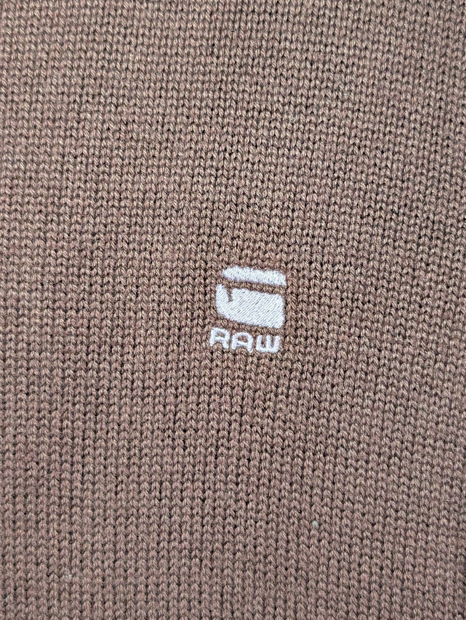 G - Star Raw Men's Burgundy Swestshirt Jumper Size Medium - REWEAR CLUB