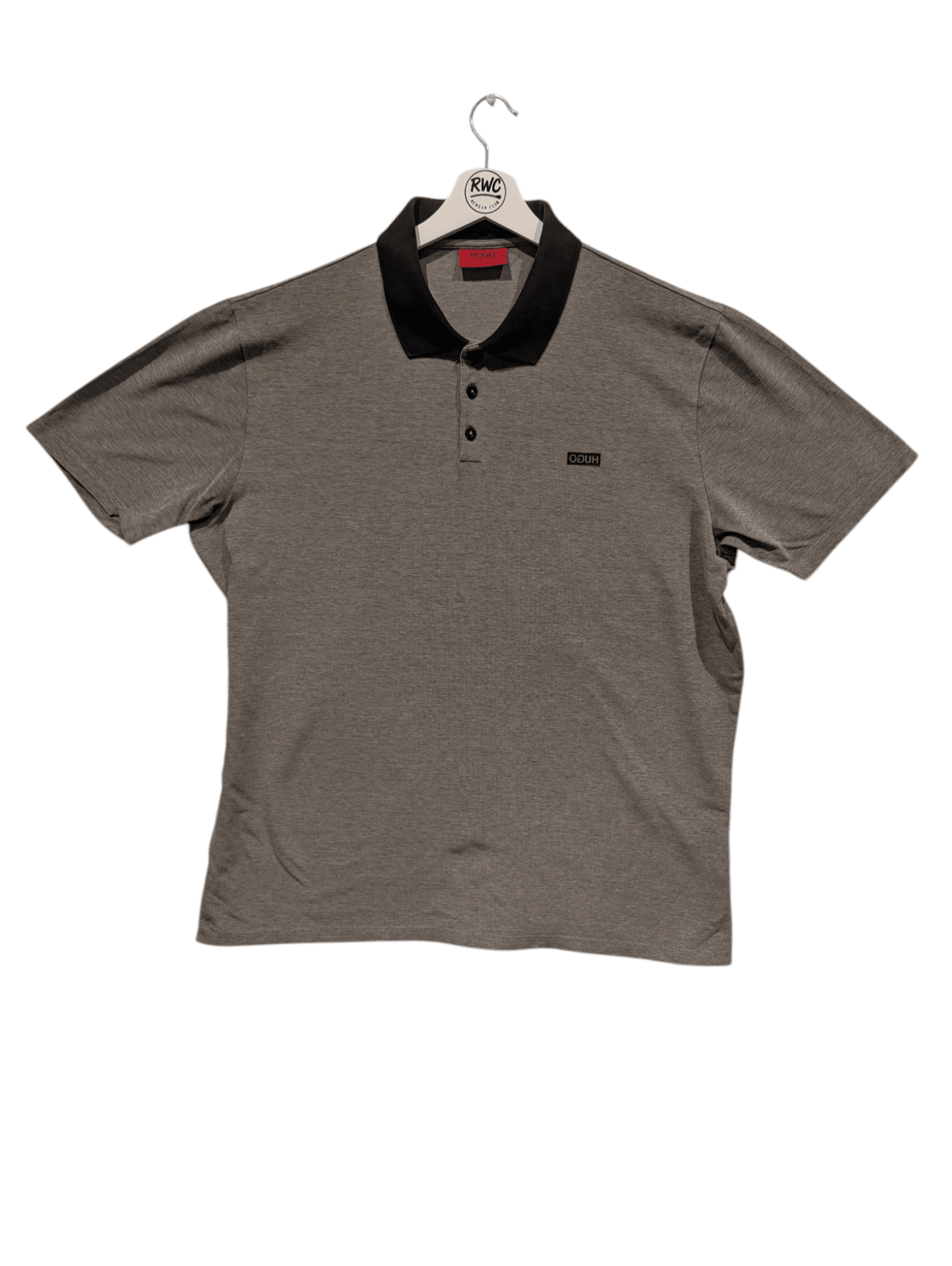 Hugo Boss Men's Polo Shirt Grey Size XXL - REWEAR CLUB