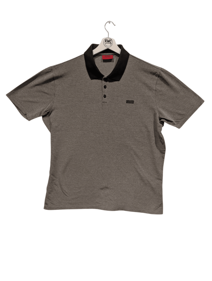 Hugo Boss Men's Polo Shirt Grey Size Double XXL