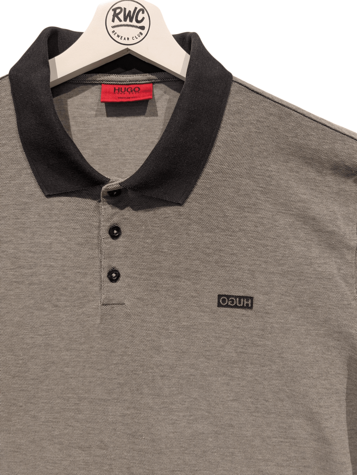 Hugo Boss Men's Polo Shirt Grey Size XXL - REWEAR CLUB