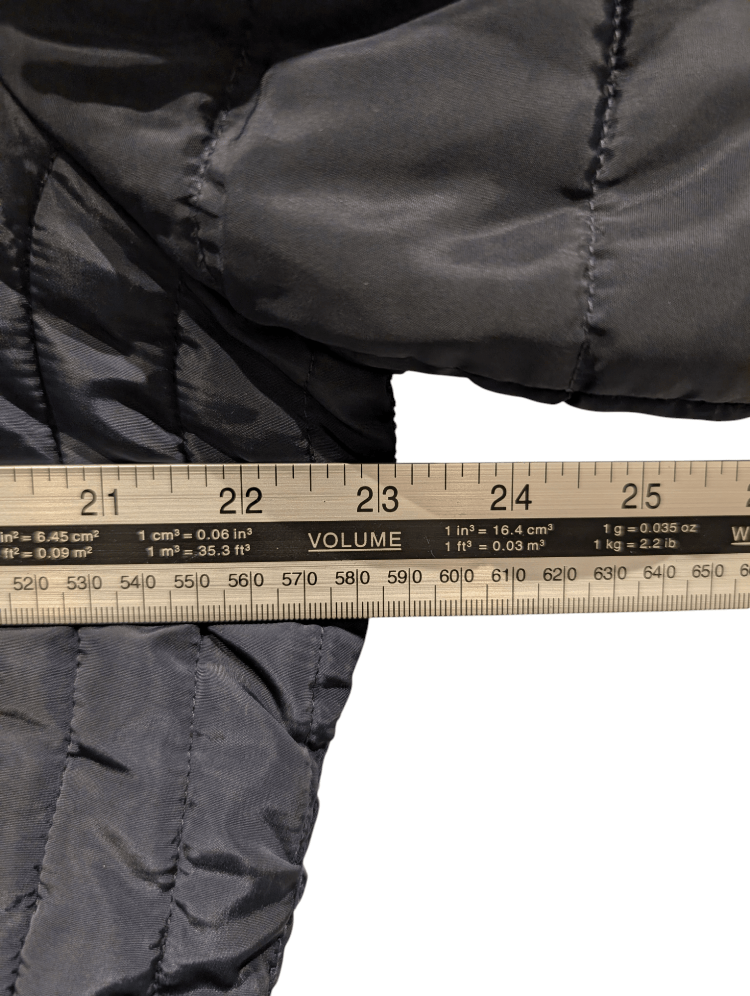 Joules Navy Puffer Jacket Womens Quilted Coat Faux Hood Winter - REWEAR CLUB