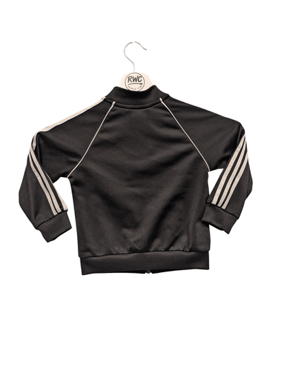 Kids Boys Adidas Track Top Black Size 12 - 18M - REWEAR CLUB