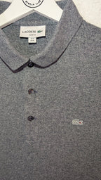 Lacoste Slim Fit Polo Shirt Grey - REWEAR CLUB
