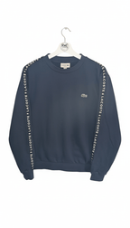 Lacoste Tape Logo Jumper Black - REWEAR CLUB