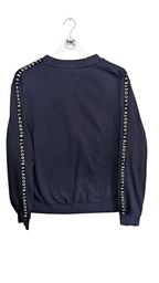 Lacoste Tape Logo Jumper Black - REWEAR CLUB