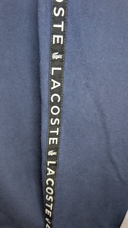 Lacoste Tape Logo Jumper Black - REWEAR CLUB