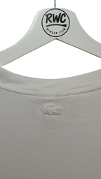 Lacoste X Netflix Men's Stranger Things Graphic T-shirt White Size Large - REWEAR CLUB