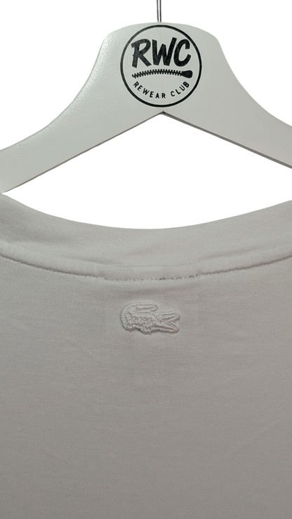 Lacoste X Netflix Men's Stranger Things Graphic T-shirt White Size Large - REWEAR CLUB