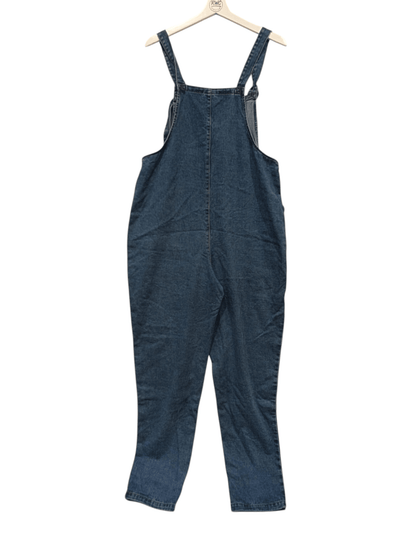 Lucy & Yak Women's Mid Wash Blue Dungarees Denim Size 14 - REWEAR CLUB
