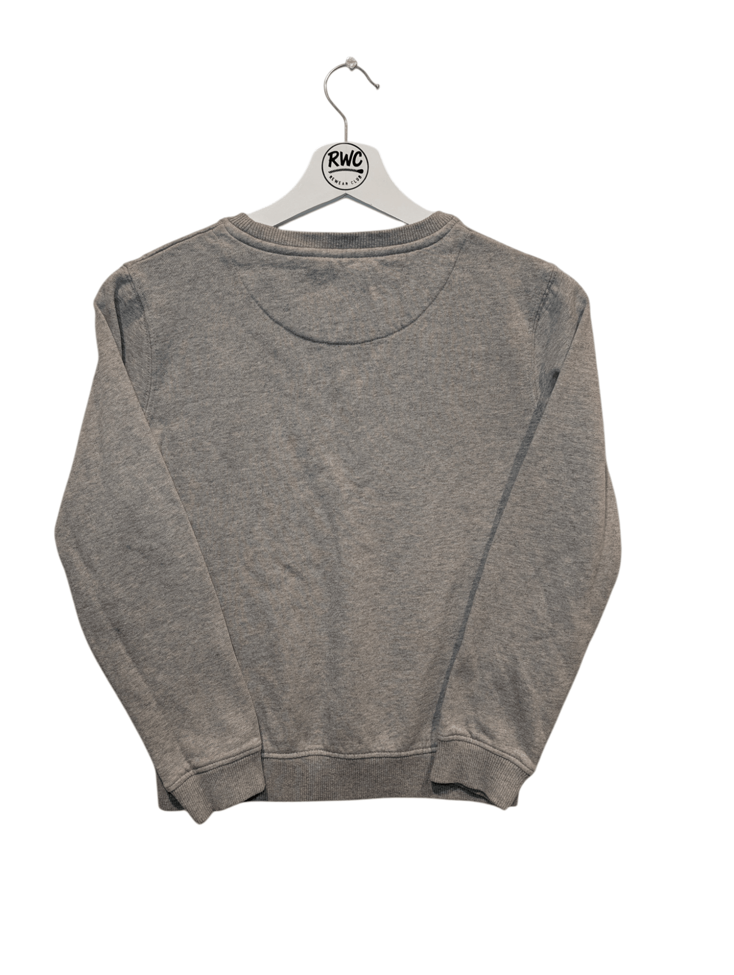 Lyle & Scott Boy's Sweatshirt Embroidered Logo Grey Size 11 - 12Y - REWEAR CLUB