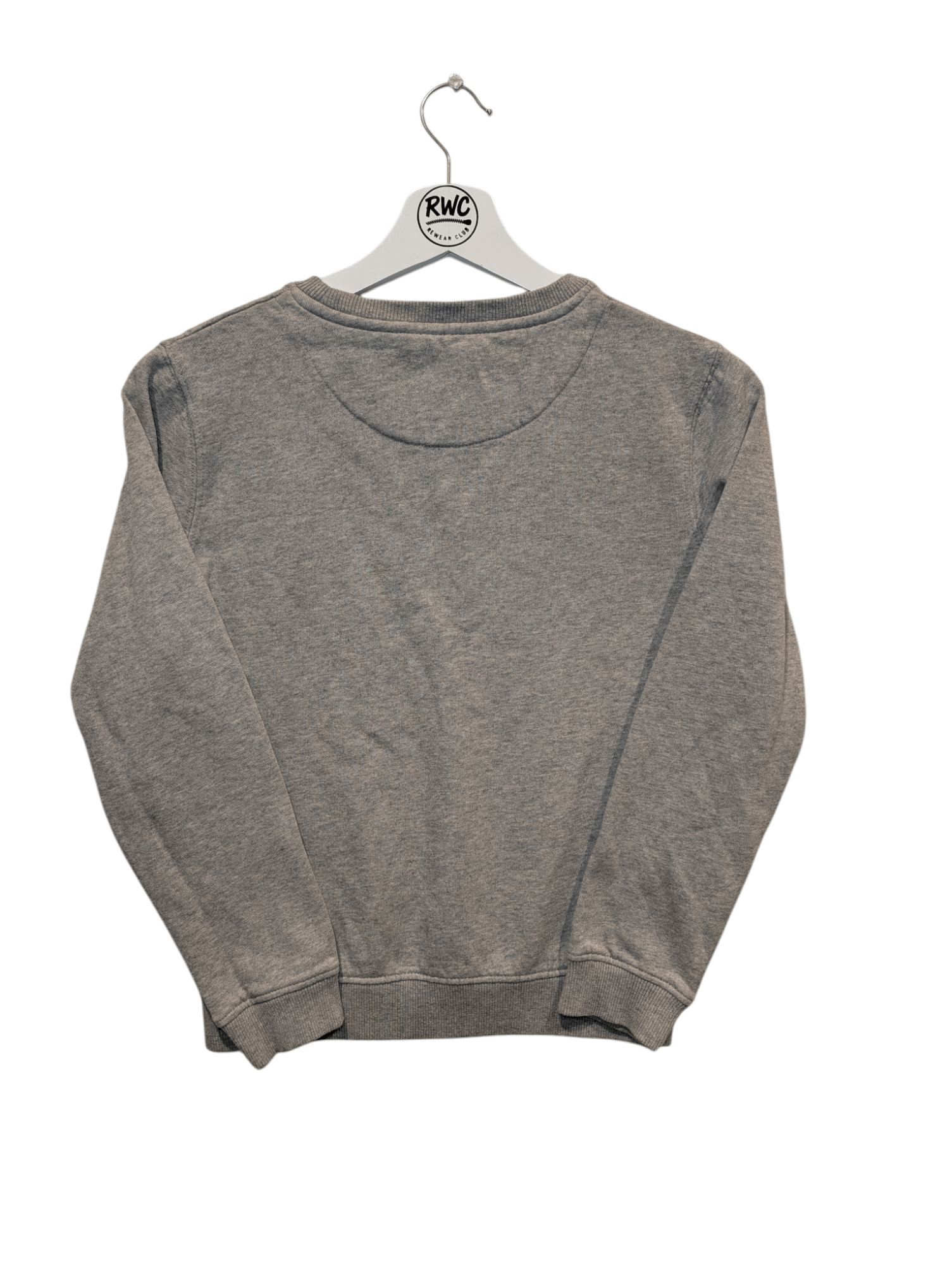 Lyle & Scott Boy's Sweatshirt Embroidered Logo Grey Size 11 - 12Y - REWEAR CLUB