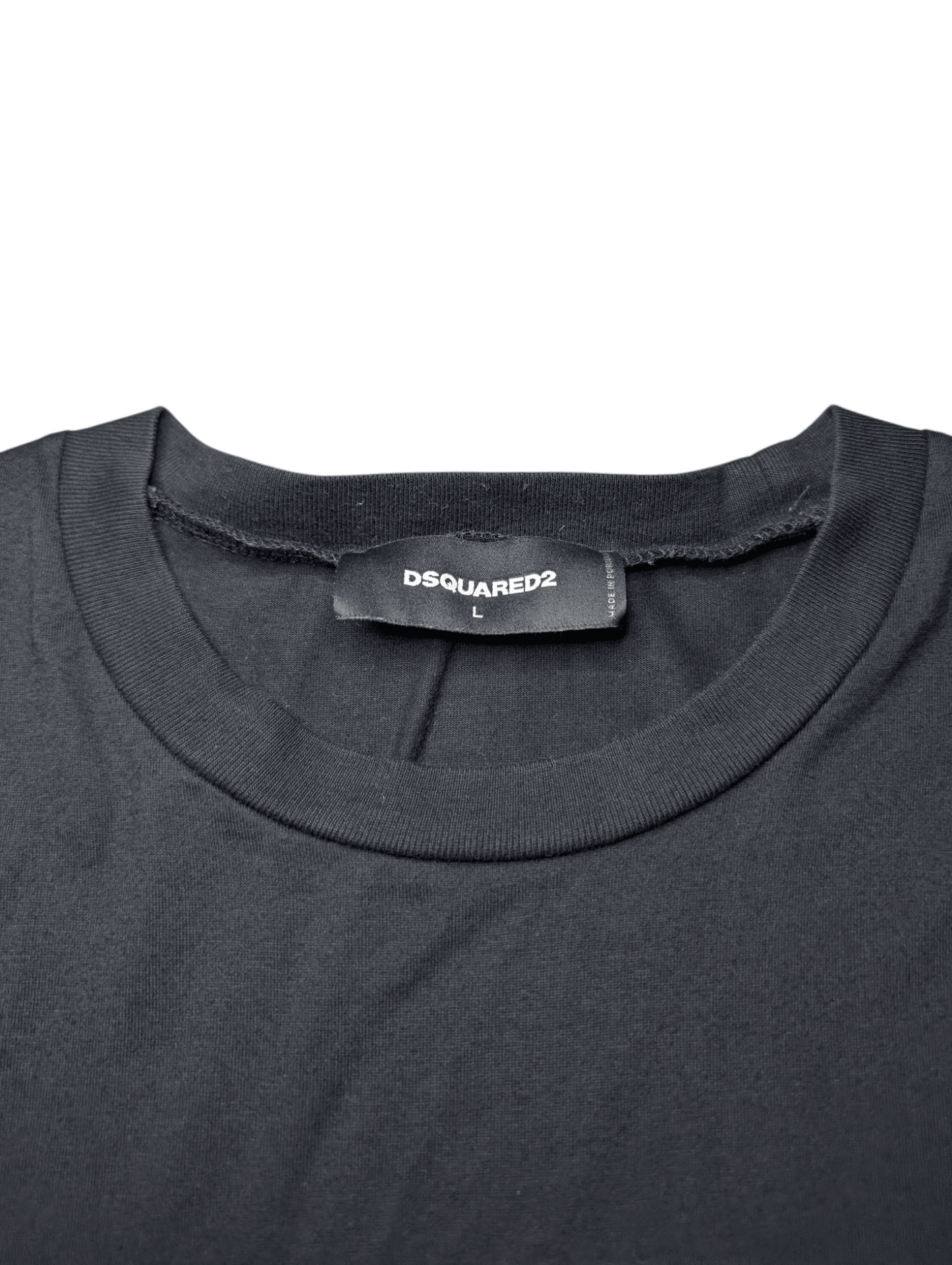 Men's DSquared2 Icon Logo T-shirt Black Size Large - REWEAR CLUB
