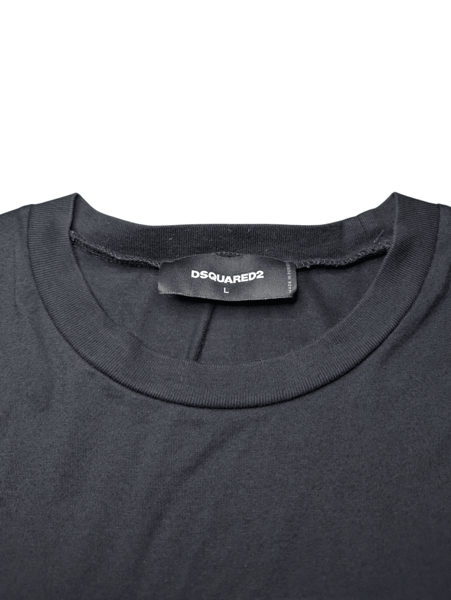 Men's DSquared2 Icon Logo T-shirt Black Size Large - REWEAR CLUB