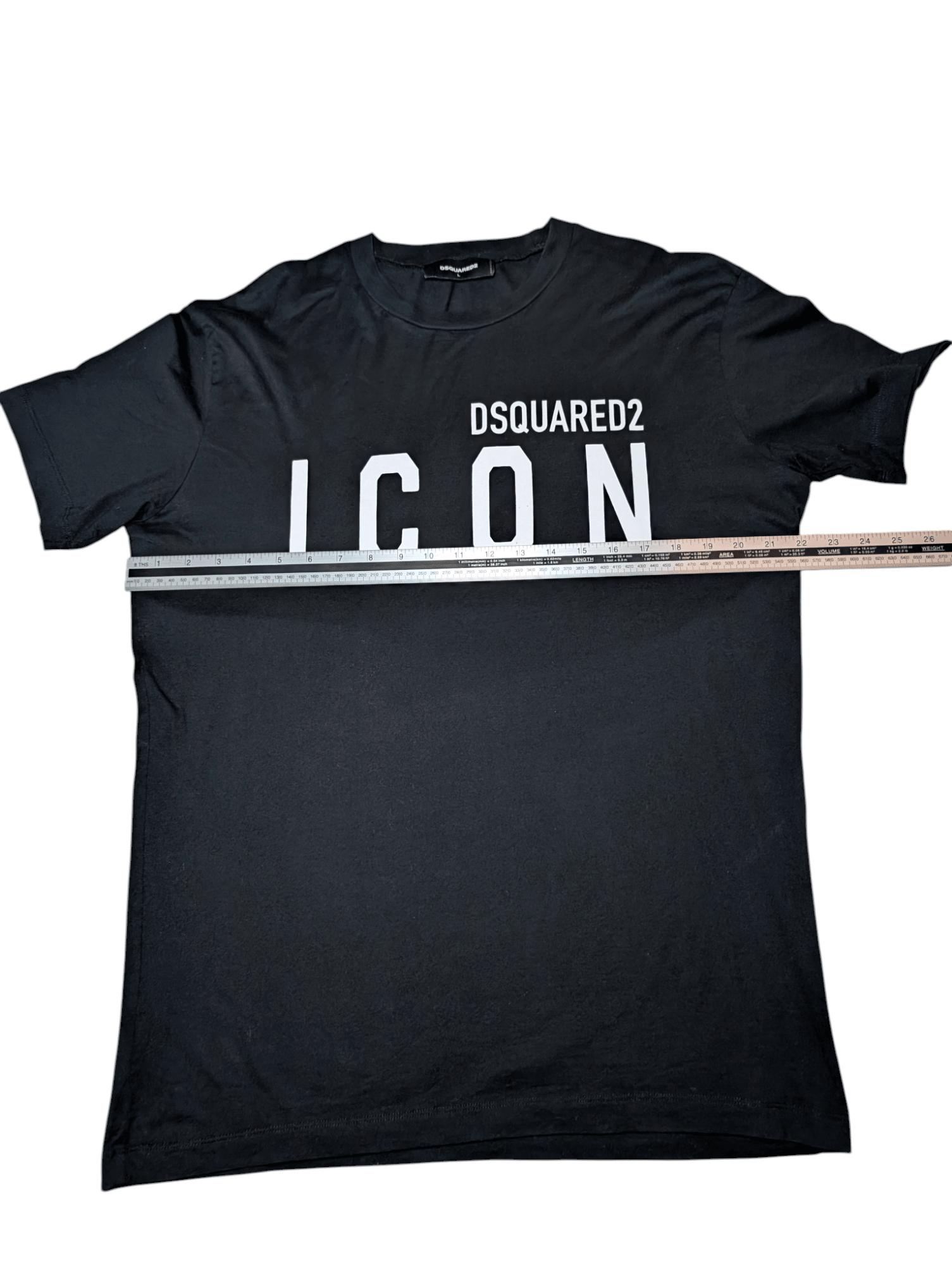 Men's DSquared2 Icon Logo T-shirt Black Size Large - REWEAR CLUB