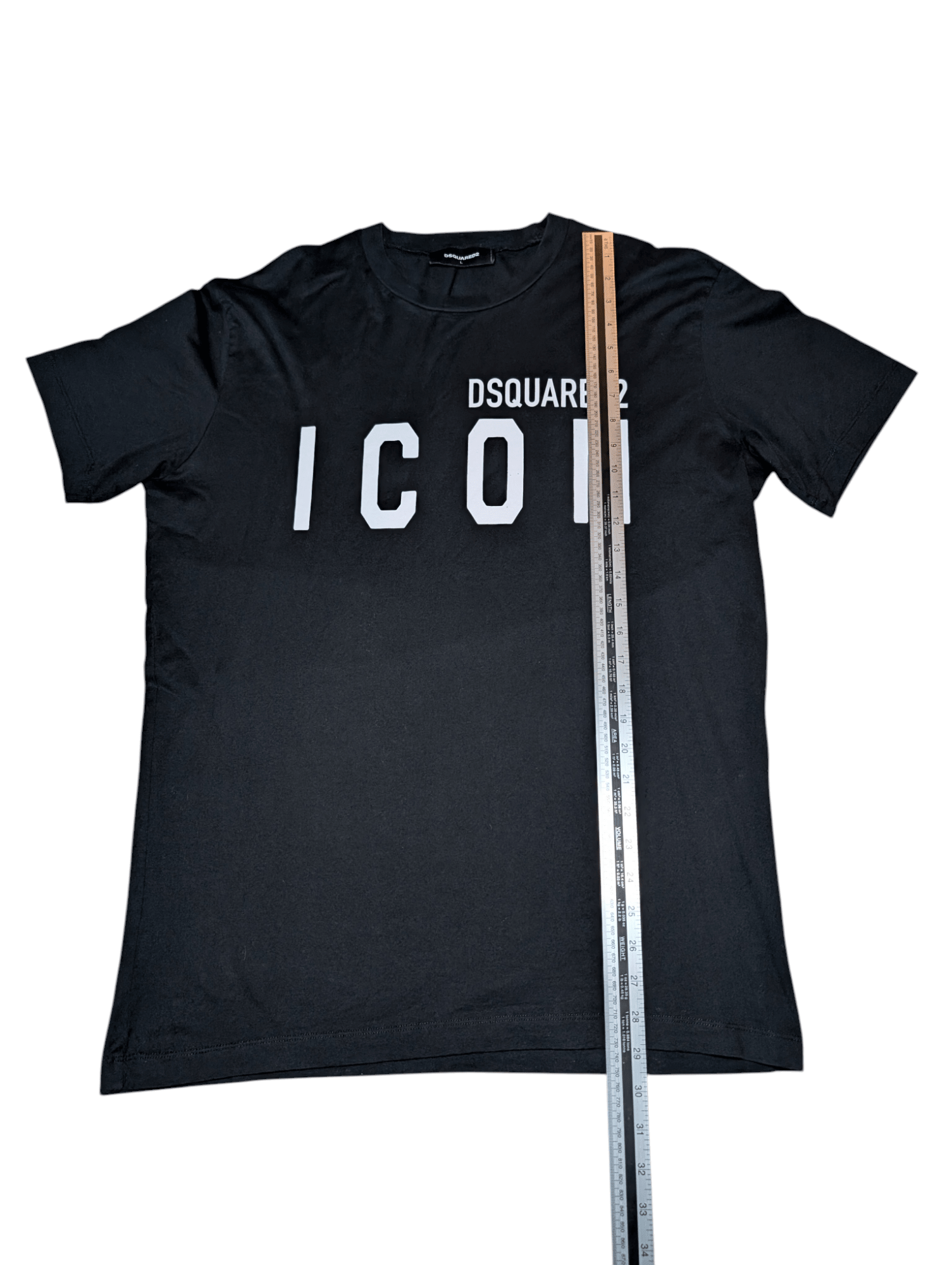 Men's DSquared2 Icon Logo T-shirt Black Size Large - REWEAR CLUB