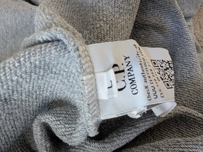 Mens Greystone C.P Company Diagonal Raised Fleece Lens Sweatshirt Jumper Size Large - REWEAR CLUB