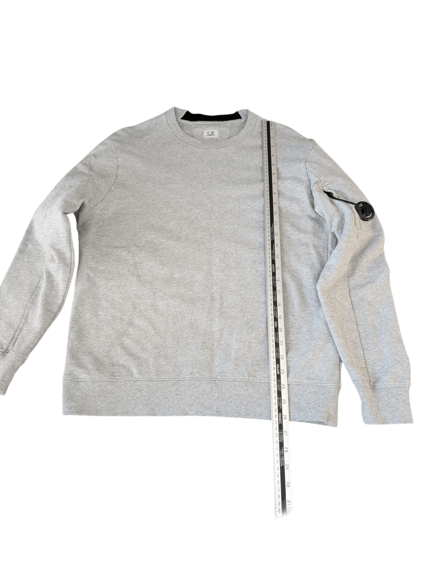 Mens Greystone C.P Company Diagonal Raised Fleece Lens Sweatshirt Jumper Size Large - REWEAR CLUB