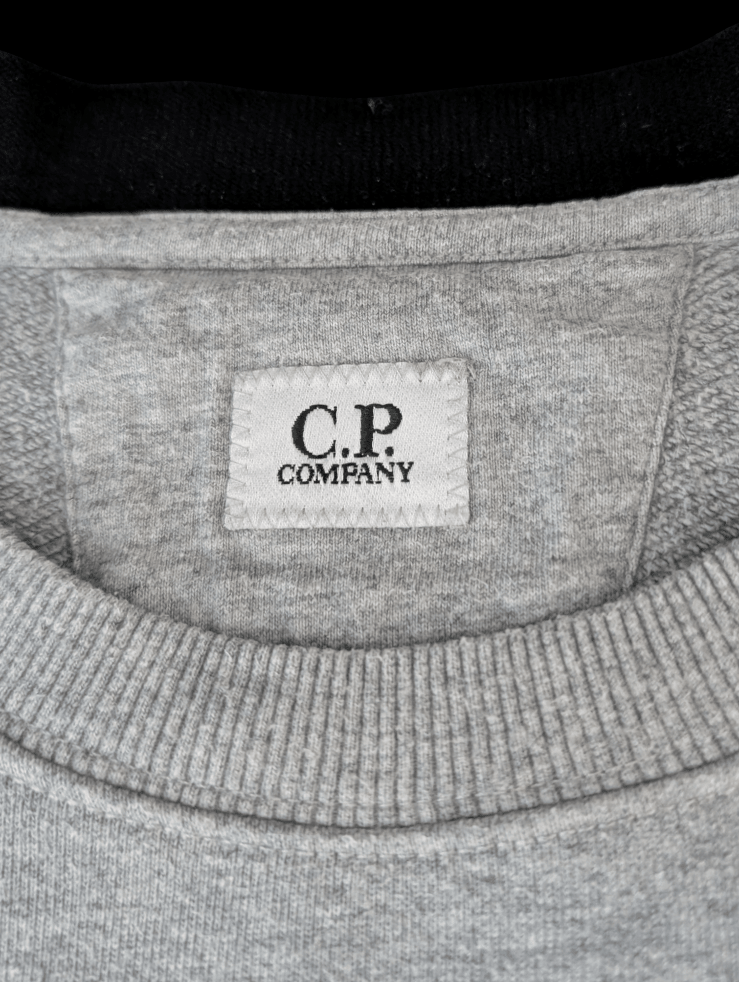 Mens Greystone C.P Company Diagonal Raised Fleece Lens Sweatshirt Jumper Size Large - REWEAR CLUB