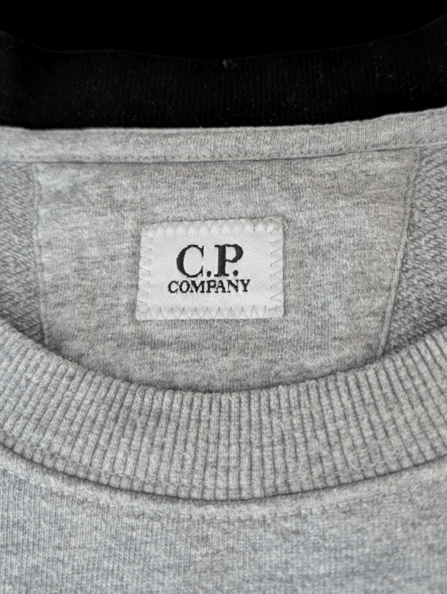 Mens Greystone C.P Company Diagonal Raised Fleece Lens Sweatshirt Jumper Size Large - REWEAR CLUB