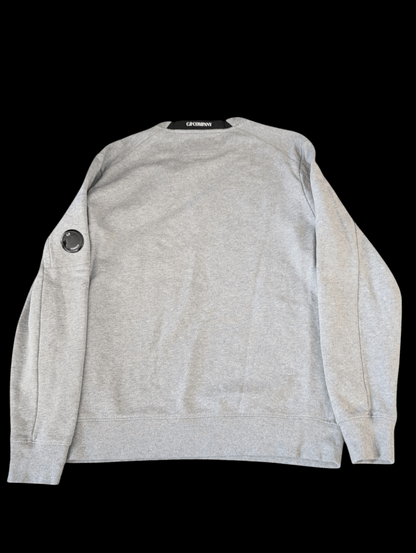 Mens Greystone C.P Company Diagonal Raised Fleece Lens Sweatshirt Jumper Size Large - REWEAR CLUB