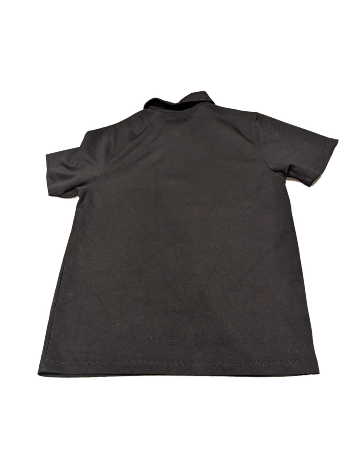 Men's Luke Mainline Quarter Zip Black Large Polo Shirt - REWEAR CLUB