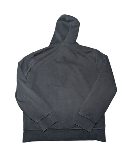 Men's Polo Ralph Lauren L Large Black Double - Knit Full - Zip Hoodie - REWEAR CLUB