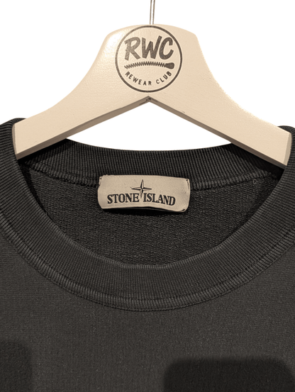 Men's Stone Island Jumper Black Size Extra Large - REWEAR CLUB