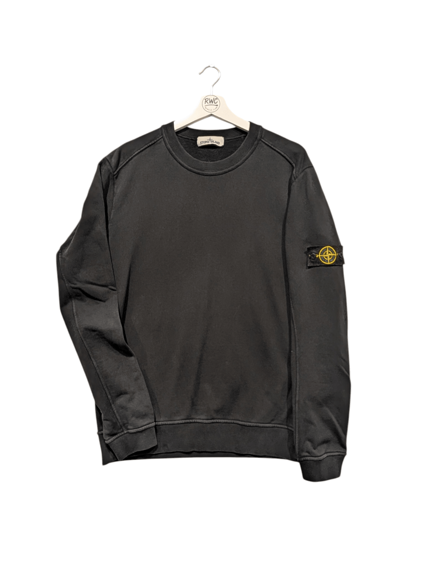 Men's Stone Island Jumper Black Size Extra Large - REWEAR CLUB