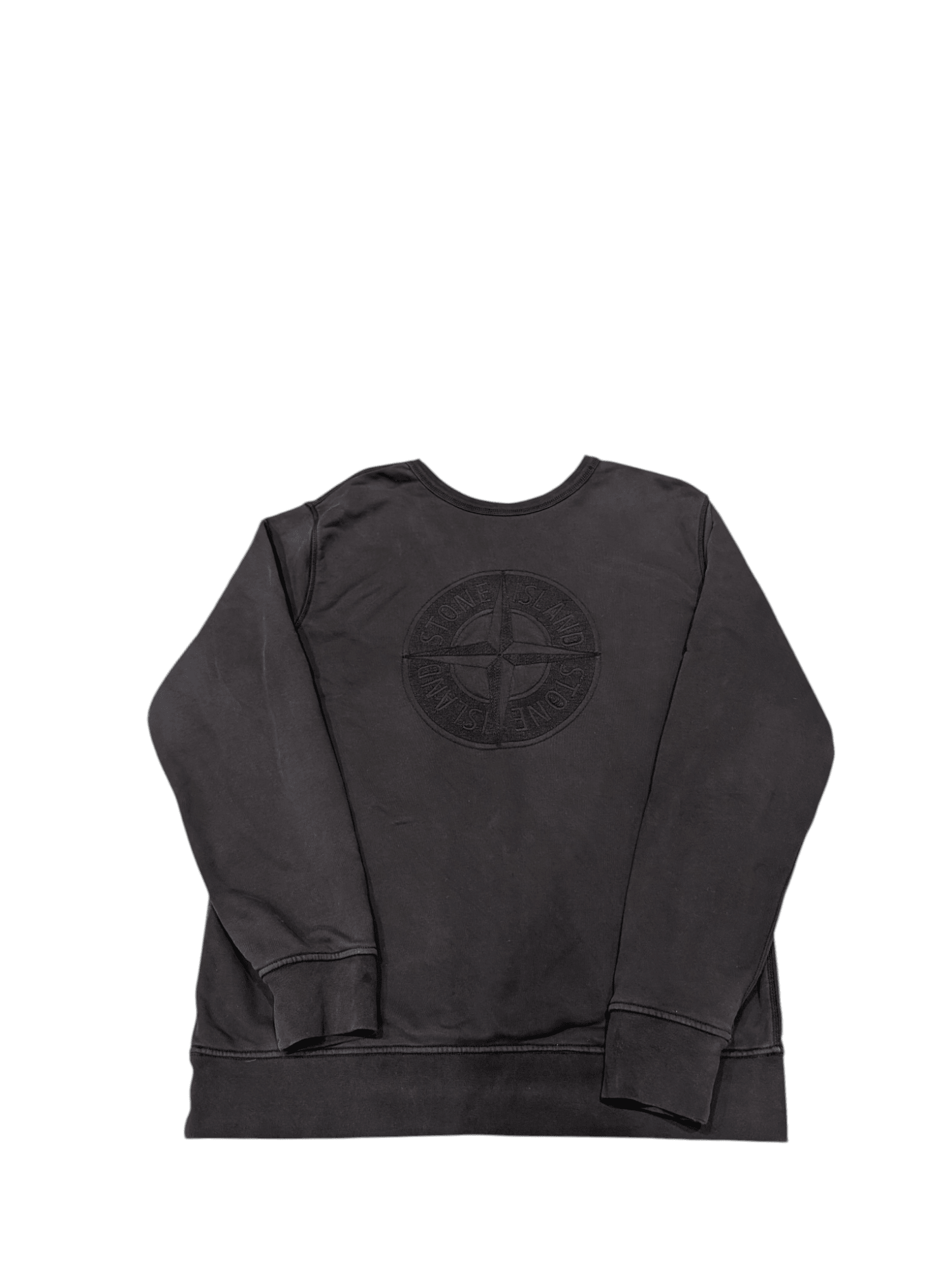 Men's Stone Island "Reversible" Logo Jumper Black Size XXL - REWEAR CLUB