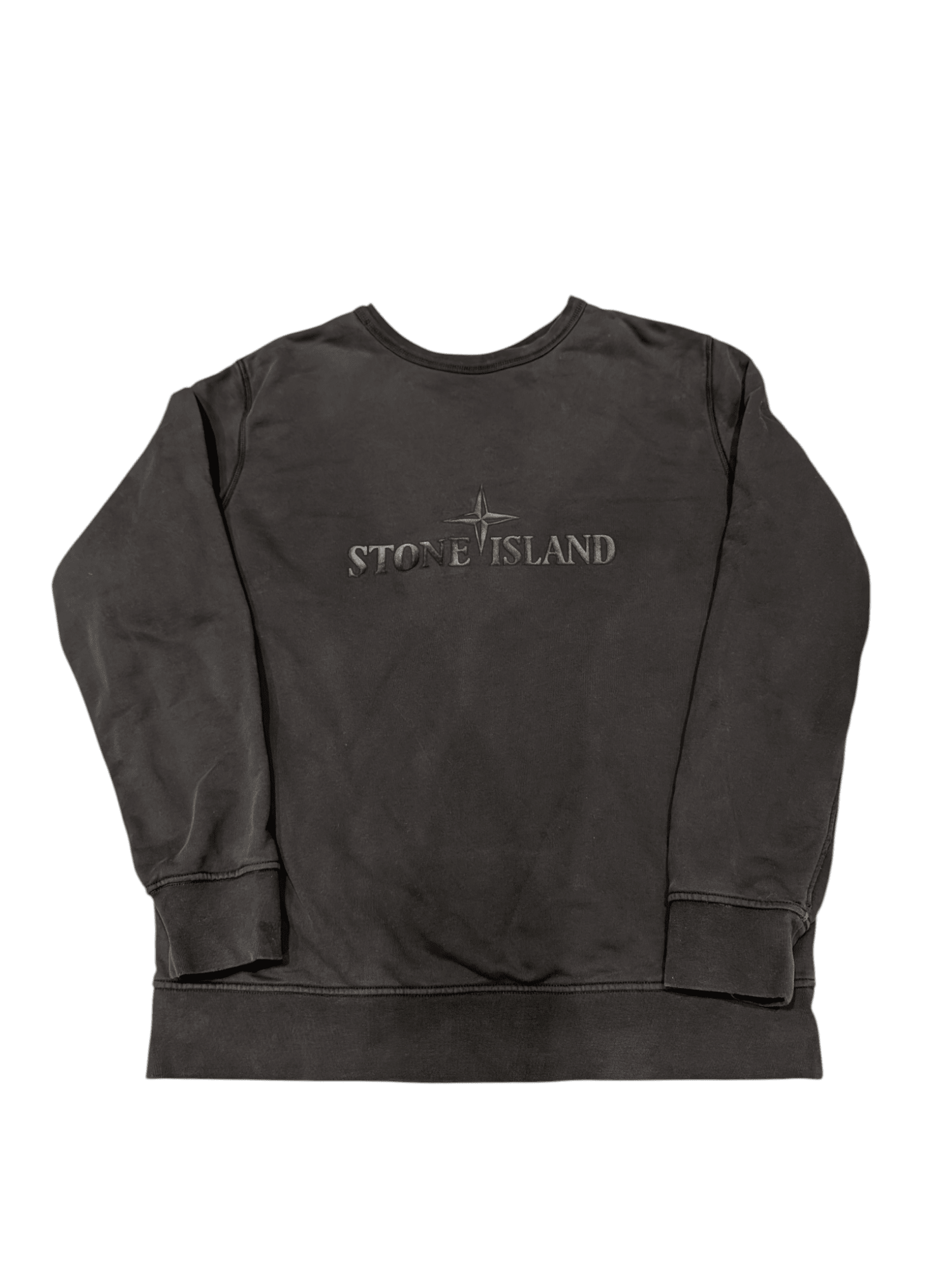 Men's Stone Island "Reversible" Logo Jumper Black Size XXL - REWEAR CLUB