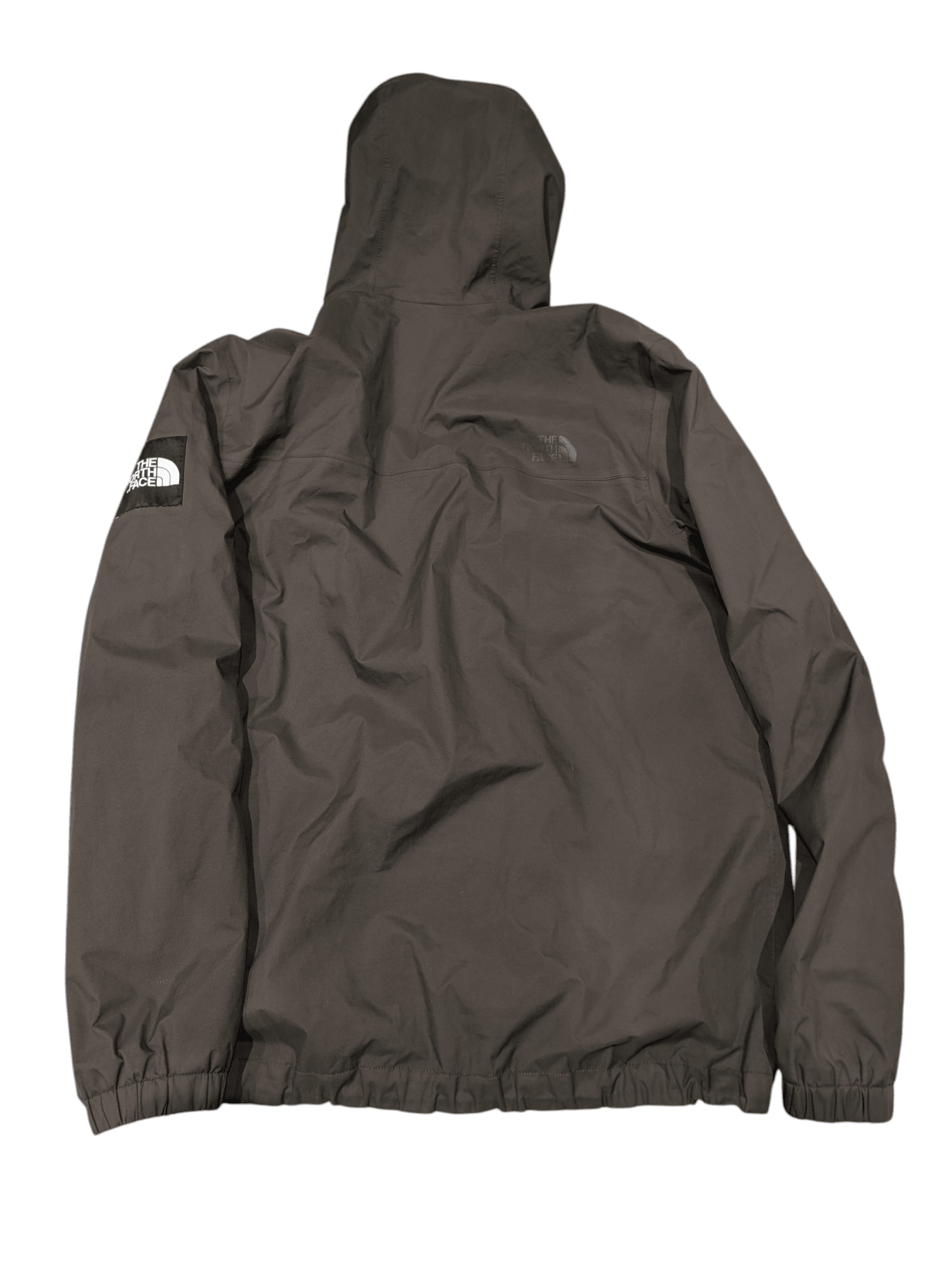 Men's The North Face Dark Green Khaki Windbreaker Coat Jacket Size XL Extra Large - REWEAR CLUB