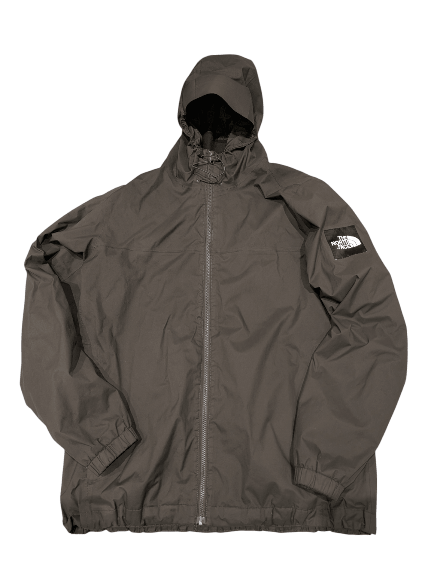Men's The North Face Dark Green Khaki Windbreaker Coat Jacket Size XL Extra Large - REWEAR CLUB