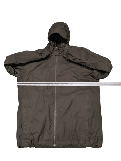 Men's The North Face Dark Green Khaki Windbreaker Coat Jacket Size XL Extra Large - REWEAR CLUB