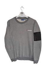 Napapijri Crew Neck Jumper Grey - REWEAR CLUB