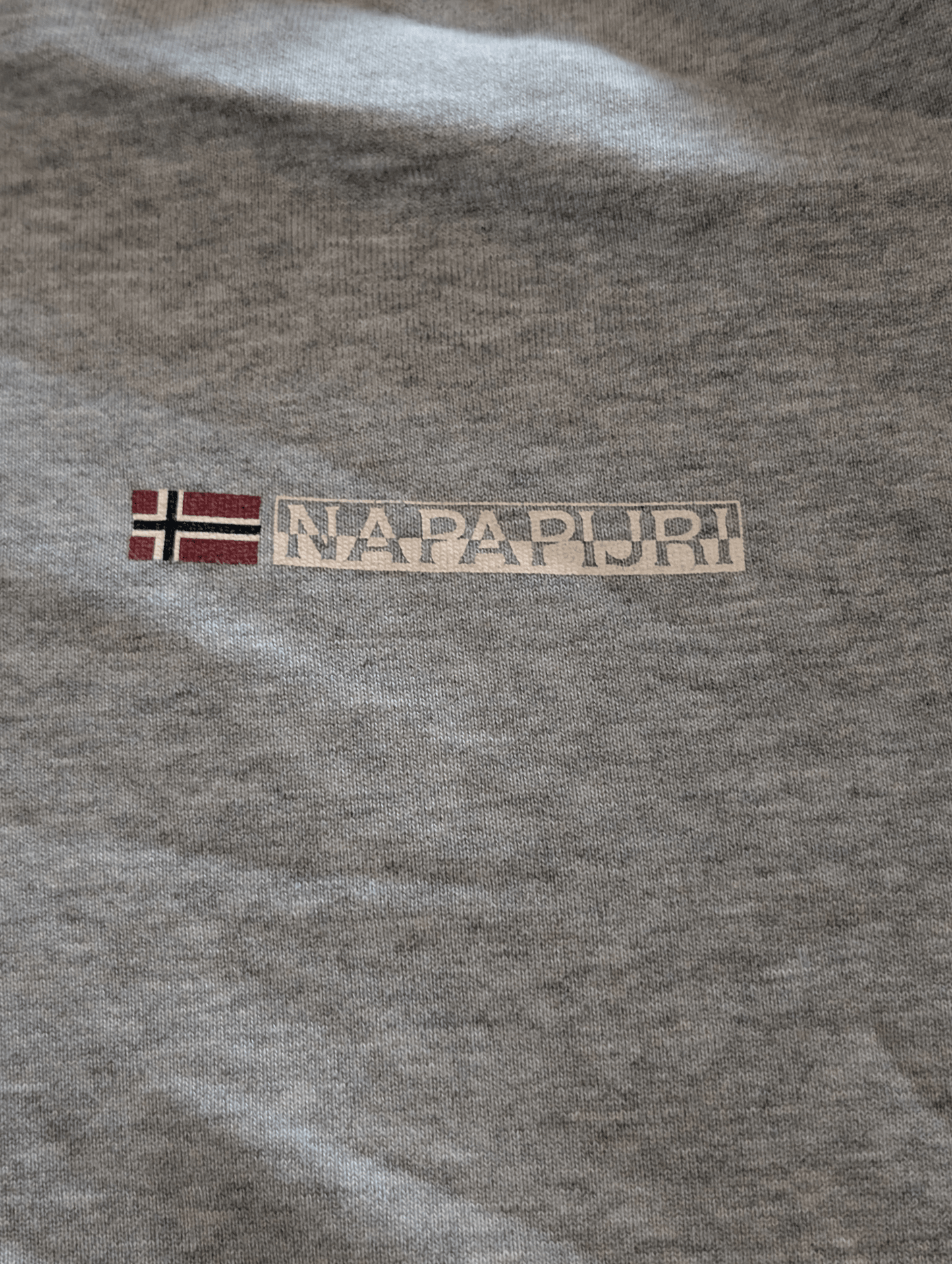 Napapijri Grey Jumper - Mens XL - REWEAR CLUB