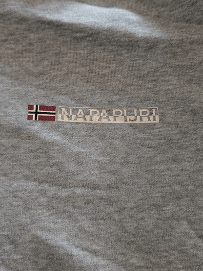 Napapijri Grey Jumper - Mens XL - REWEAR CLUB
