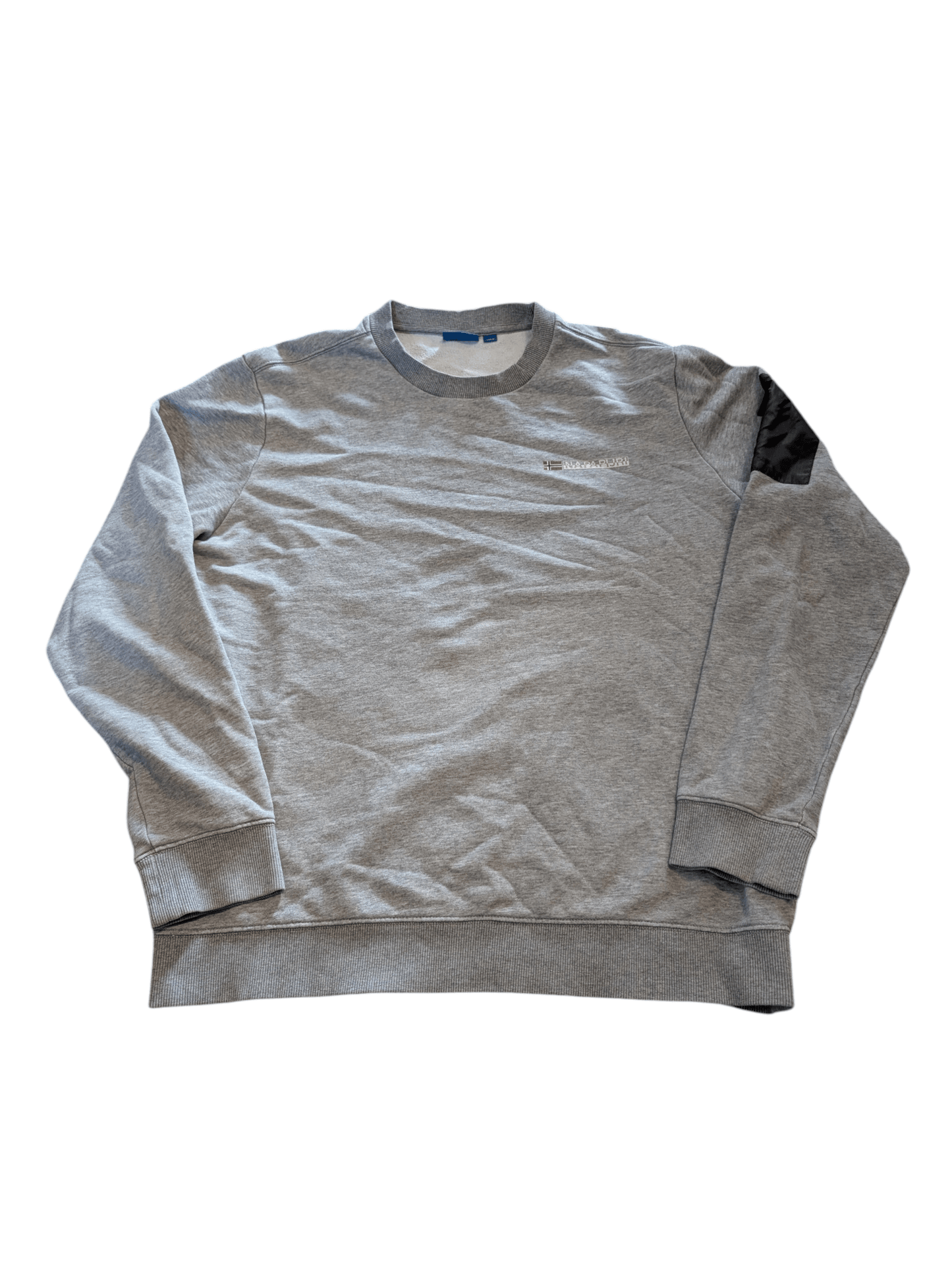 Napapijri Grey Jumper - Mens XL - REWEAR CLUB