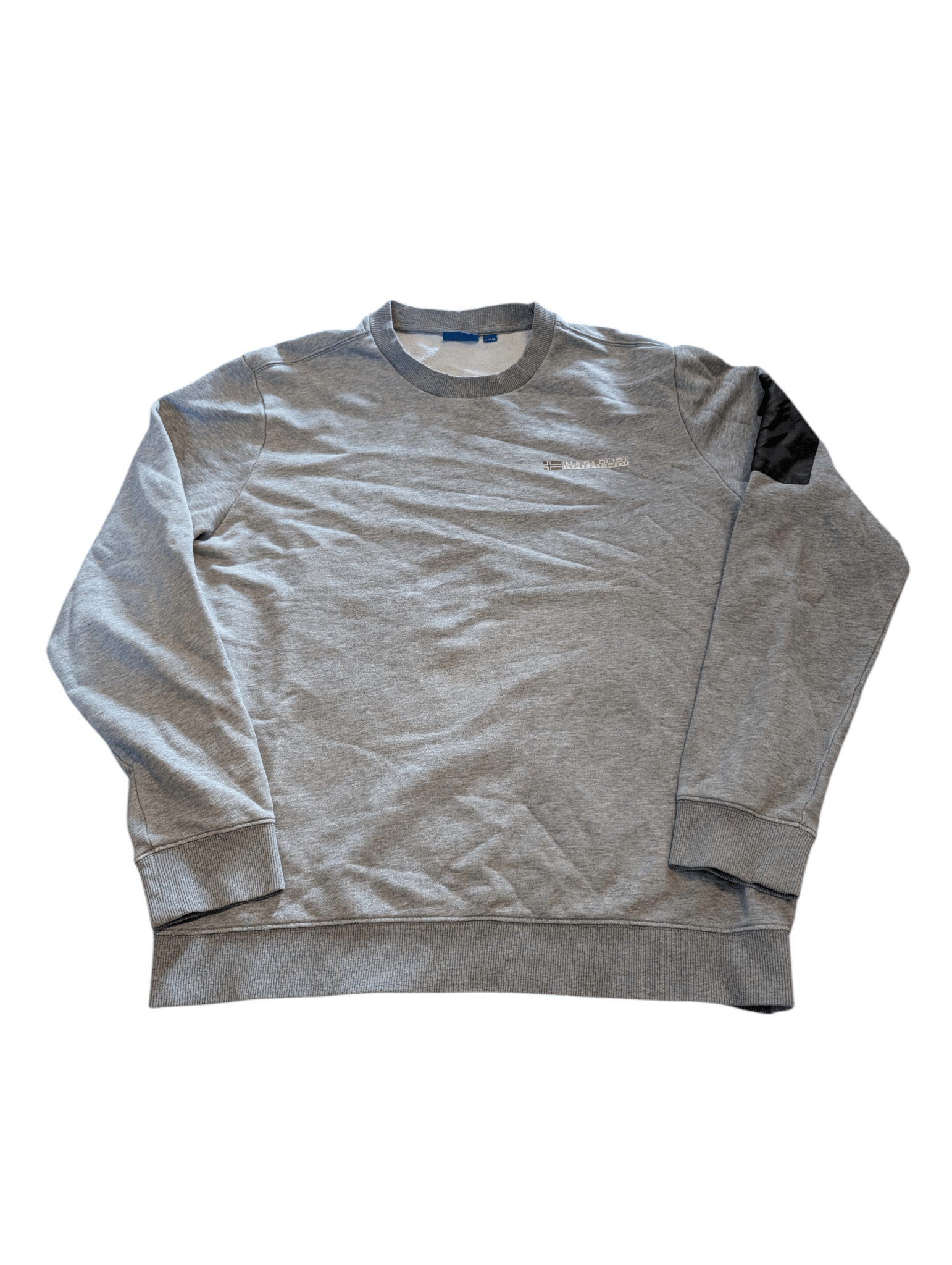 Napapijri Grey Jumper - Mens XL - REWEAR CLUB
