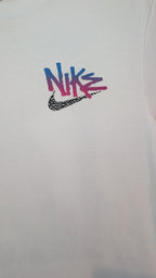 Nike 90's Turtle back print t-shirt White - REWEAR CLUB