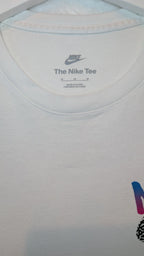 Nike 90's Turtle back print t-shirt White - REWEAR CLUB